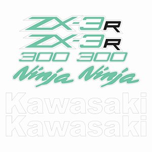 Adesivo Emblema Compatível ZX-3R 2013 à 2018 Laminado