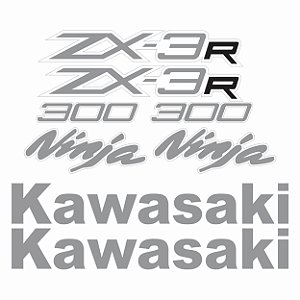 Adesivo Emblema Compatível ZX-3R 2013 à 2018 Laminado