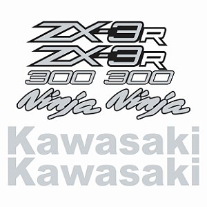 Adesivo Emblema Compatível ZX-3R 2013 à 2018 Laminado