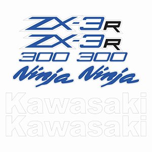 Adesivo Emblema Compatível ZX-3R 2013 à 2018 Laminado