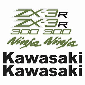 Adesivo Emblema Compatível ZX-3R 2013 à 2018 Laminado