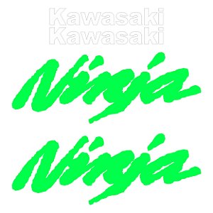 Adesivo Emblema Compatível Kawasaki Skull Laminado