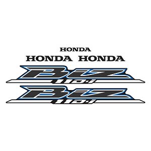Adesivo Honda Biz 125 ES Compatível Lateral - Cromo Decor - Pastilhas  Adesivas Resinadas