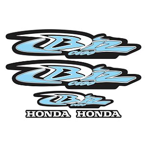 Adesivo Honda Biz C 100 2004 Compatível Lateral