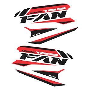 Adesivo Honda Compatível Cg Fan 125 2000 à 2008