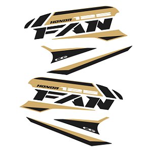 Adesivo Honda Compatível Cg Fan 125 2000 à 2008