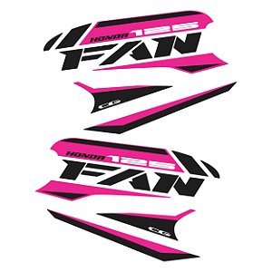 Adesivo Honda Compatível Cg Fan 125 2000 à 2008