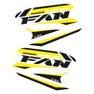 Adesivo Honda Compatível Cg Fan 125 2000 à 2008