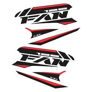 Adesivo Honda Compatível Cg Fan 125 2000 à 2008