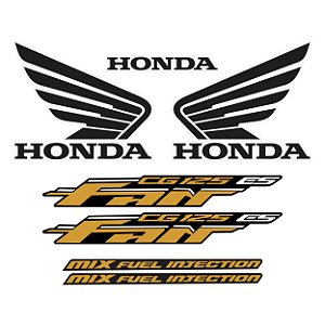 Adesivo Cg Fan 125 2010 Compatível Honda