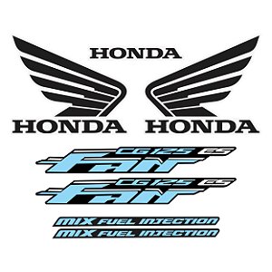 Adesivo Cg Fan 125 2010 Compatível Honda