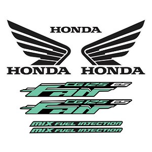 Adesivo Cg Fan 125 2010 Compatível Honda