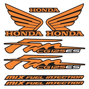 Adesivo Cg Fan 125 ES 2013 Compatível Honda
