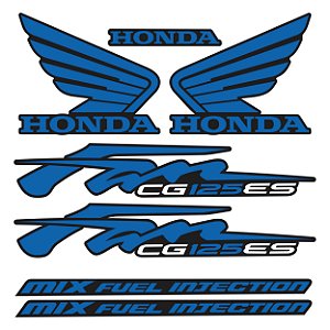 Adesivo Cg Fan 125 KS 2013 Compatível Honda