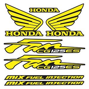 Adesivo Cg Fan 125 KS 2013 Compatível Honda