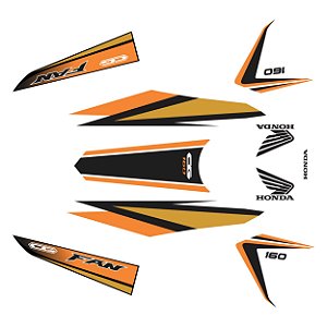 Adesivo Honda Cg Fan 160 2015 à 2018