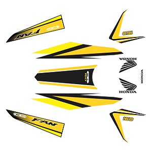 Adesivo Honda Cg Fan 160 2015 à 2018