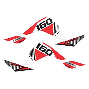 Adesivo Honda Cg Fan 160 2016 à 2020 Kit 3