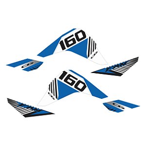 Adesivo Honda Cg Fan 160 2016 à 2020 Kit 3