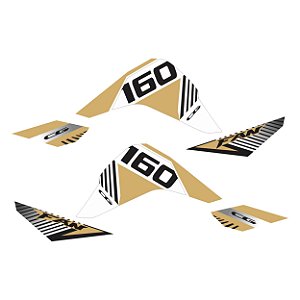 Adesivo Honda Cg Fan 160 2016 à 2020 Kit 3