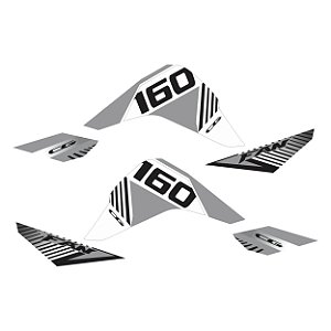 Adesivo Honda Cg Fan 160 2016 à 2020 Kit 3