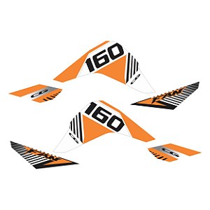 Adesivo Honda Cg Fan 160 2016 à 2020 Kit 3