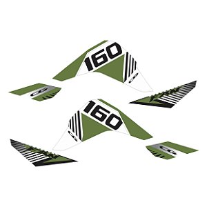 Adesivo Honda Cg Fan 160 2016 à 2020 Kit 3