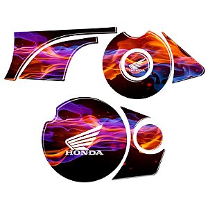 Adesivo Protetor Honda Fan Titan 150 Resinado