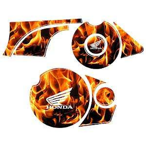 Adesivo Protetor Honda Fan Titan 150 Resinado