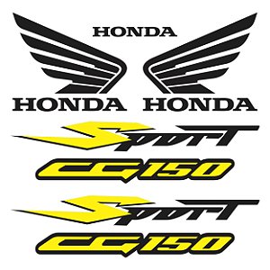 Adesivo Honda Cg Sport 150 2005 à 2008