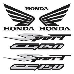 Adesivo Honda Cg Sport 150 2005 à 2008