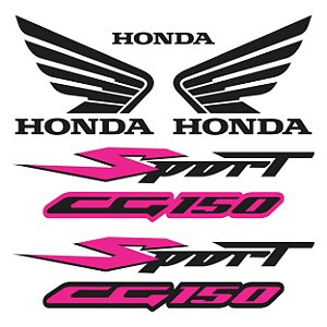 Adesivo Honda Cg Sport 150 2005 à 2008