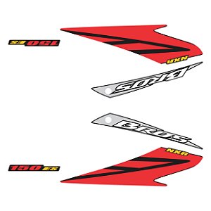 Adesivo Honda Nxr Bros 150 2008 Lateral