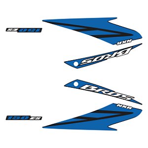 Adesivo Honda Nxr Bros 150 2008 Lateral