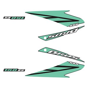 Adesivo Honda Nxr Bros 150 2008 Lateral