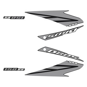 Adesivo Honda Nxr Bros 150 2008 Lateral