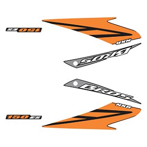 Adesivo Honda Nxr Bros 150 2008 Lateral