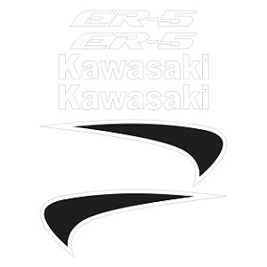 Adesivo Compatível Kawasaki ER-5 1997 a 2001