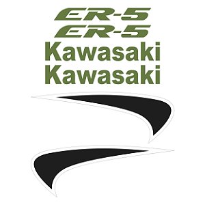 Adesivo Compatível Kawasaki ER-5 1997 a 2001