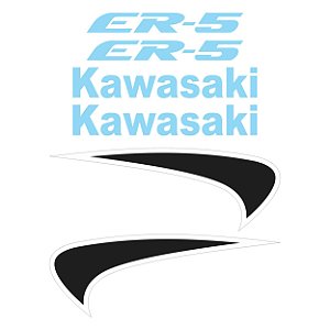 Adesivo Compatível Kawasaki ER-5 1997 a 2001