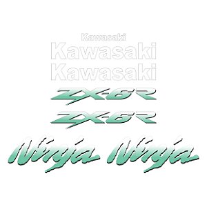 Adesivo Compatível Kawasaki Zx-6r 1999 à 2002