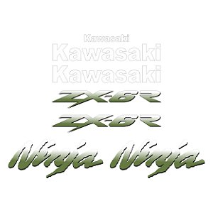 Adesivo Compatível Kawasaki Zx-6r 1999 à 2002