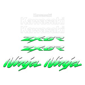 Adesivo Compatível Kawasaki Zx-6r 1999 à 2002