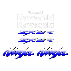 Adesivo Compatível Kawasaki Zx-6r 1999 à 2002