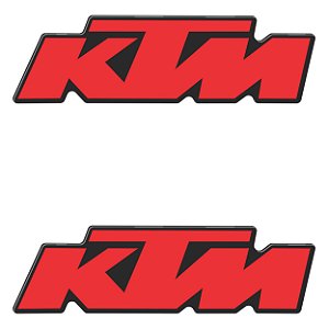 Adesivo Protetor Ktm Logo Resinado