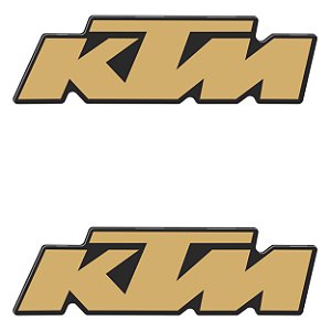 Adesivo Protetor Ktm Logo Resinado