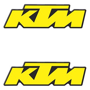 Adesivo Protetor Ktm Logo Resinado