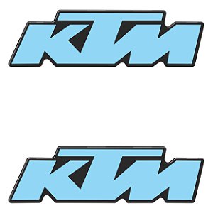 Adesivo Protetor Ktm Logo Resinado