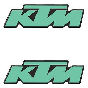 Adesivo Protetor Ktm Logo Resinado