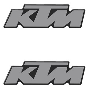 Adesivo Protetor Ktm Logo Resinado